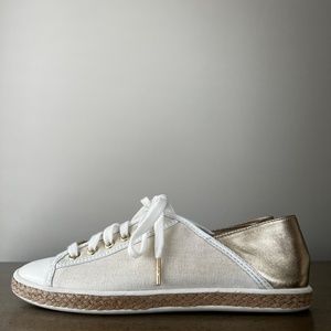 New Michael Kors Canvas Shoe
